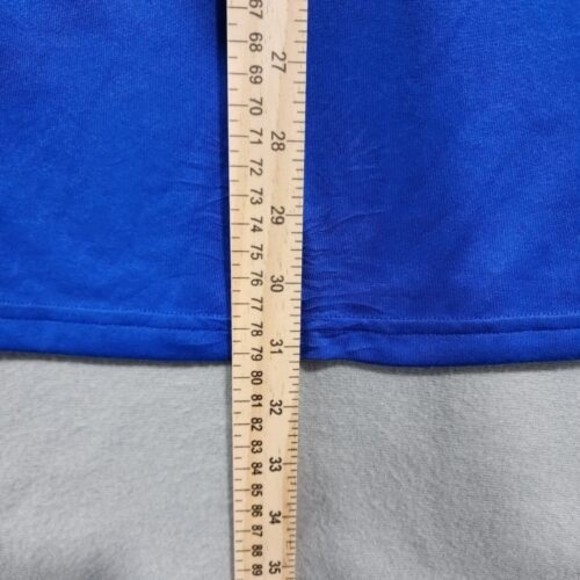 Under Armour Shirt Mens 2XL Blue TShirt Solid Regular CoupeHeatGear Shor… - Picture 8 of 16